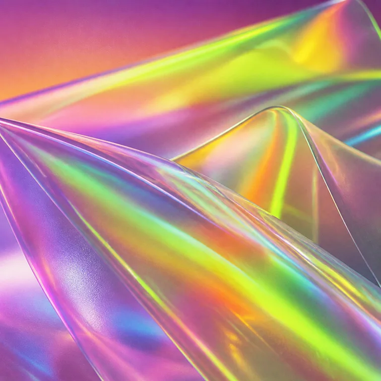 Iridescent film